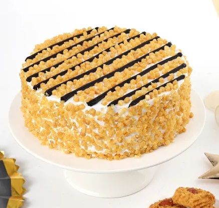 Crunchy Butterscotch Cake