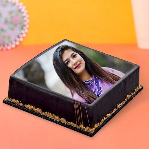 Chocolate Photo Cake