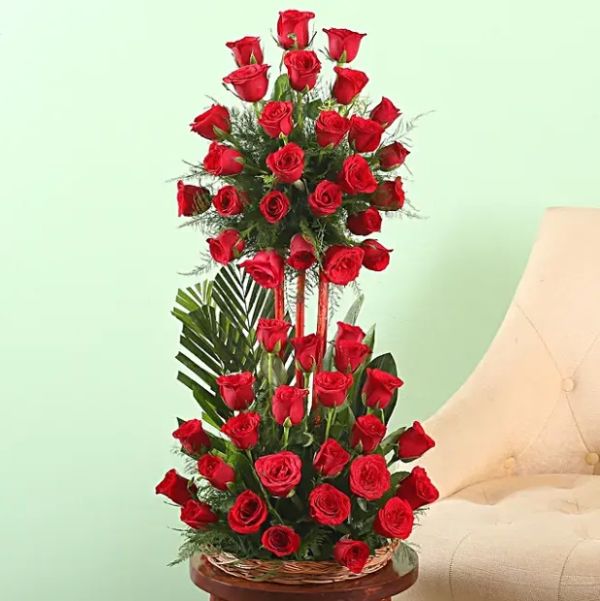 50 Red Rose Arrangements 