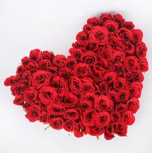 Red Heart Arrangement