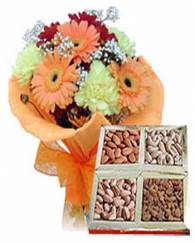 Flowers with Dry Fruits 