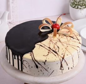 Choco Vanilla Cake - 1/2 KG