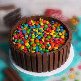 Kitkat Gems Cake