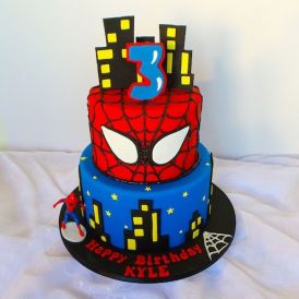 Spidy Fondant Cake - 3 KG