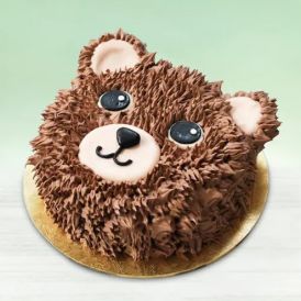 Teddy Face Cake - 1 KG