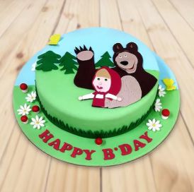 Masha & Bear Cake