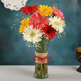 Gerbera With Vase