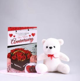 Greeting Card & Teddy Bear